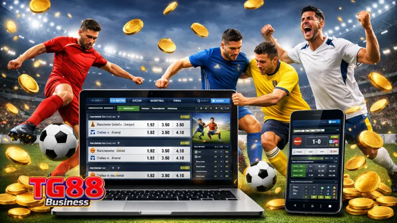 Giao diện cá cược TG88